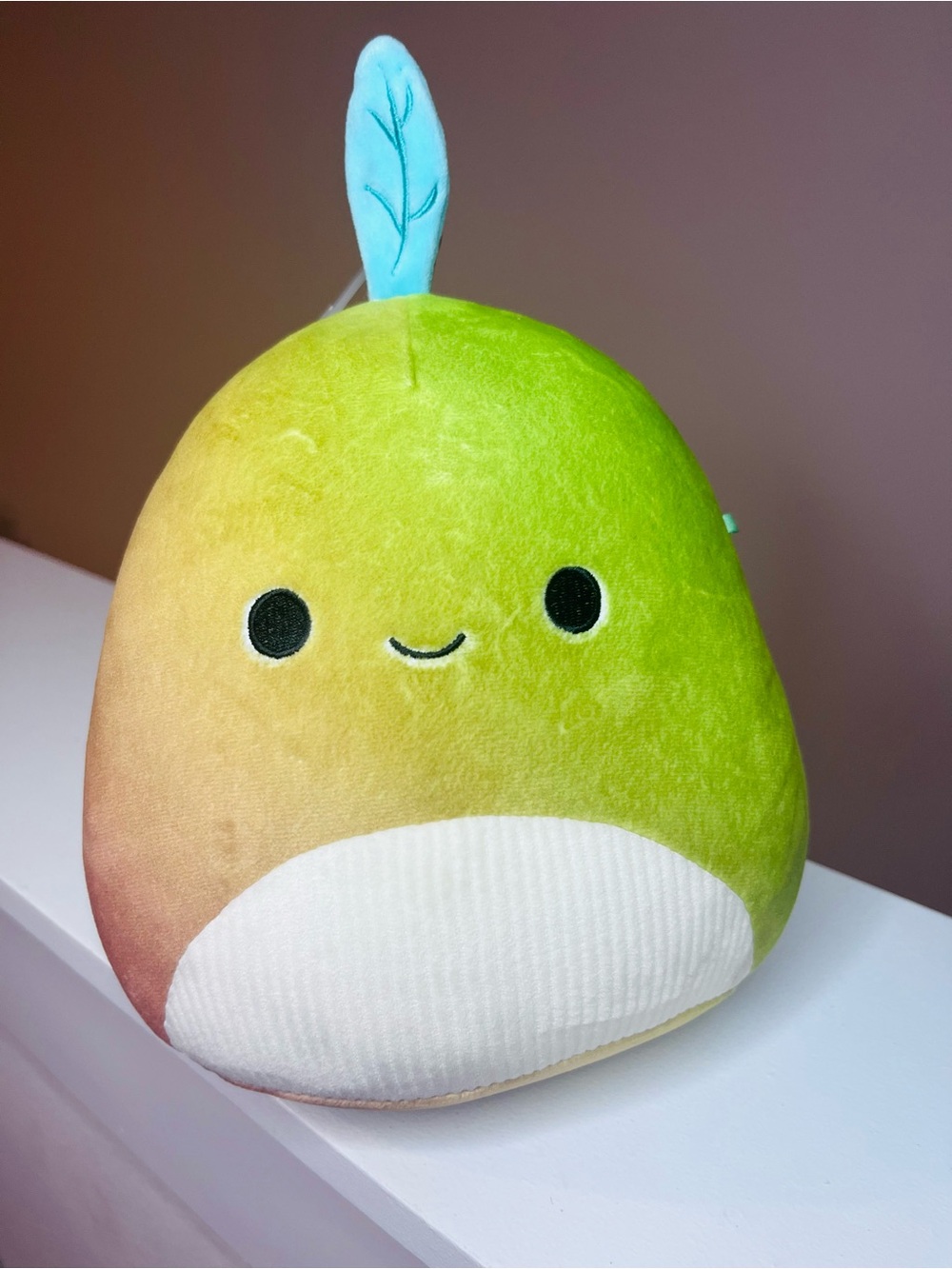 Squishmallow 14” Olexa The Pear HTF Plush Stuffed Apple Pillow RARE New